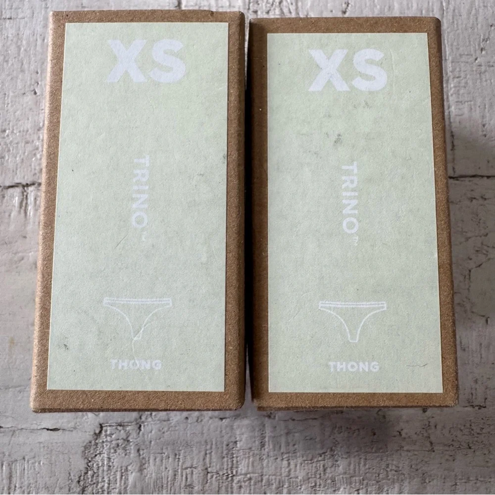 Allbirds Trino Thong NEW size XS Lot of 2 in Peppercorn Grey‎ Merino Wool Blend